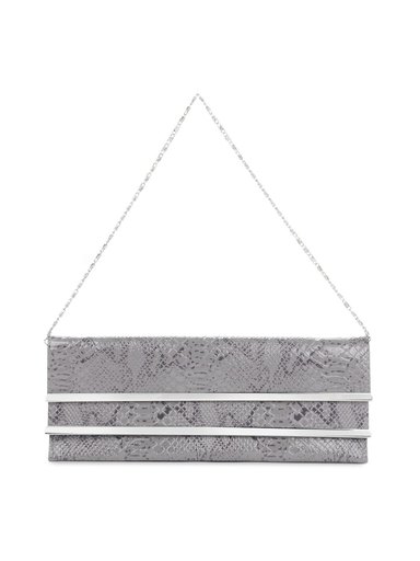 Mod'acc Women Grey Clutch