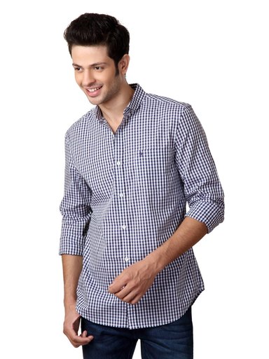 French Connection Men Purple Shirt