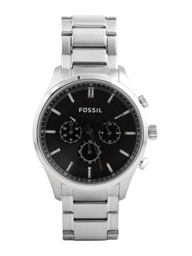 Fossil Men Black Dial Chronograph Watch FS4636