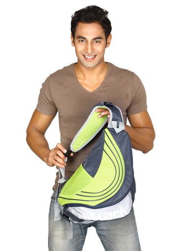 Fastrack Unisex Blue Green Single Strap Backpack