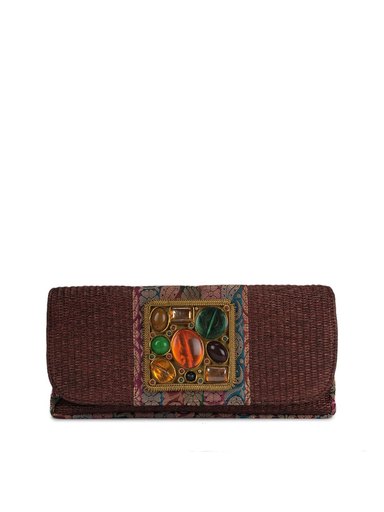 Rocia Women Maroon Clutch