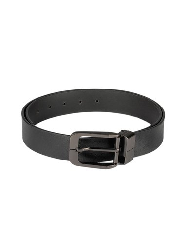 Provogue Men Black Leather Belt