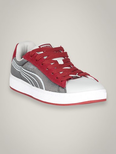 Puma Men's Basket Team Mesh Grey Shoe