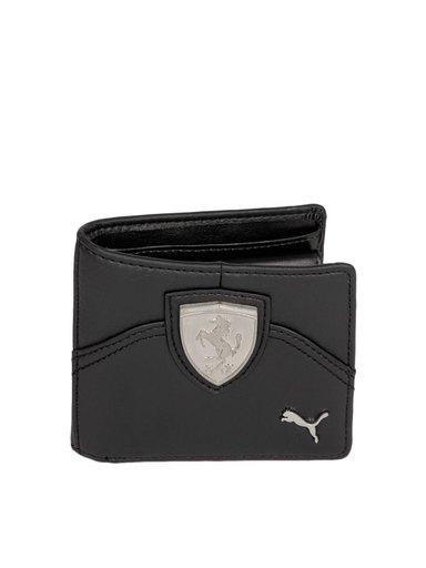 Puma Men Ferrari LS Black Wallet