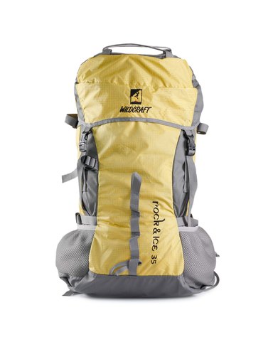 Wildcraft Unisex Grey & Yellow Rucksack