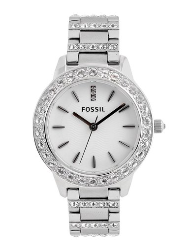 Fossil Women White Dial Watch