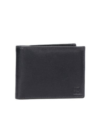 Lino Perros Men Leather Black Wallet