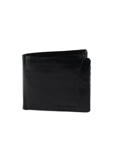 Peter England Men Statements Black Wallet