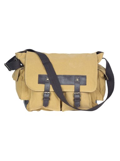 Wrangler Men Mustard Canvas Bag