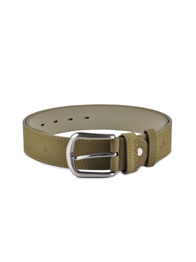 Fastrack Men Leatherette Olive Belt